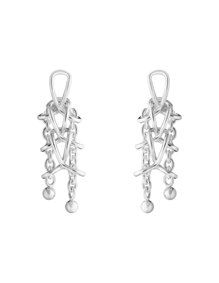 GEORG JENSEN | WEFT dobbelte øreringe