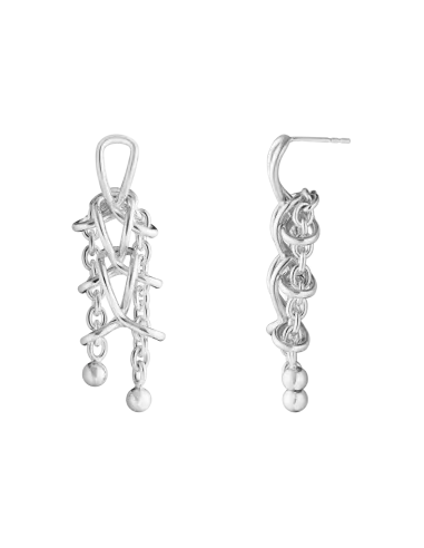 GEORG JENSEN | WEFT dobbelte øreringe