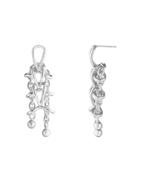 GEORG JENSEN | WEFT dobbelte øreringe