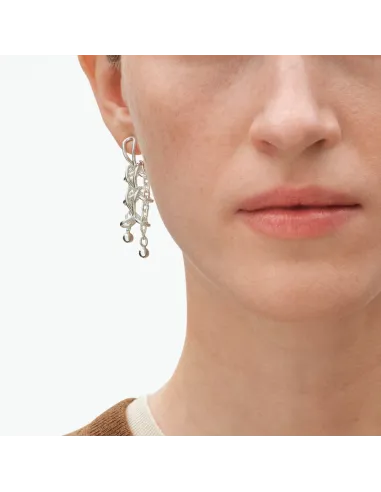 GEORG JENSEN | WEFT dobbelte øreringe