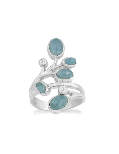 Rabinovich | Sølv ring - Azure