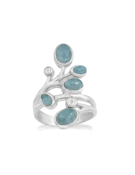 Rabinovich | Sølv ring - Azure
