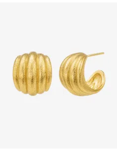 KHAAI STUDIO | Coil Earrings - Forgyldt