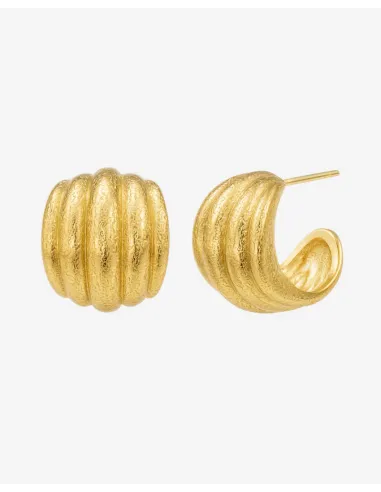KHAAI STUDIO | Coil Earrings - Forgyldt