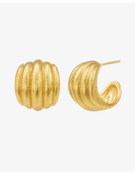 KHAAI STUDIO | Coil Earrings - Forgyldt