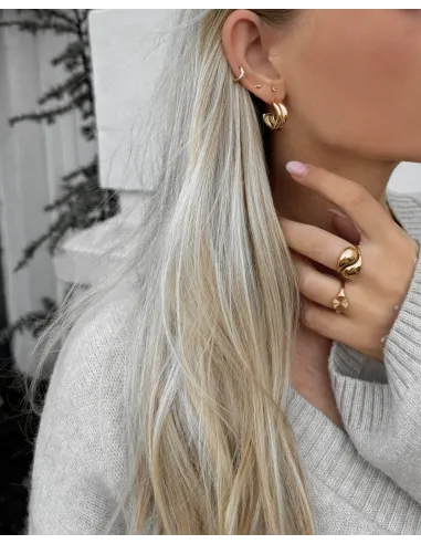 KHAAI STUDIO | Forma Earrings - Forgyldt