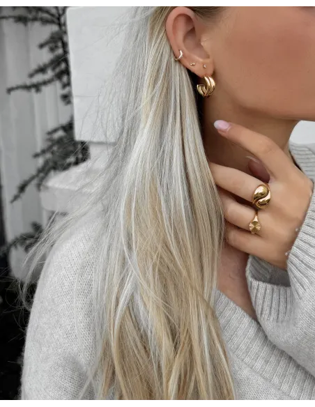 KHAAI STUDIO | Forma Earrings - Forgyldt