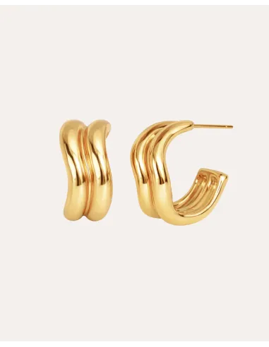 KHAAI STUDIO | Forma Earrings - Forgyldt
