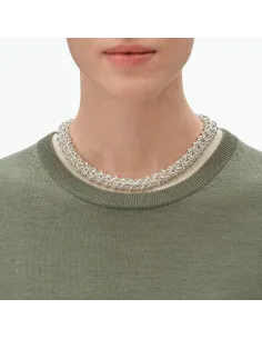 GEORG JENSEN | WEFT halskæde med dobbelte led 2
