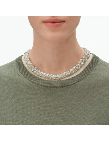 GEORG JENSEN | WEFT halskæde med dobbelte led