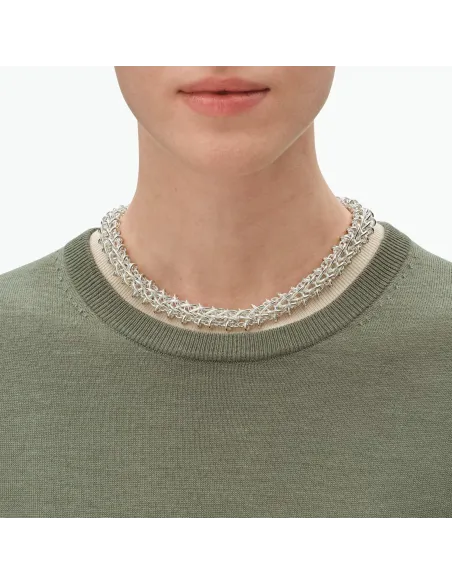 GEORG JENSEN | WEFT halskæde med dobbelte led