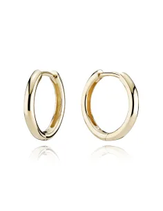 BNH | Knæk creoler 14 kt guld 2,2/15 mm