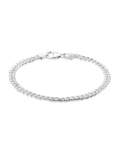 BNH | Armbånd Panser Facet 1,55 mm sølv