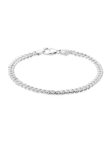 BNH | Armbånd Panser Facet 1,55 mm sølv