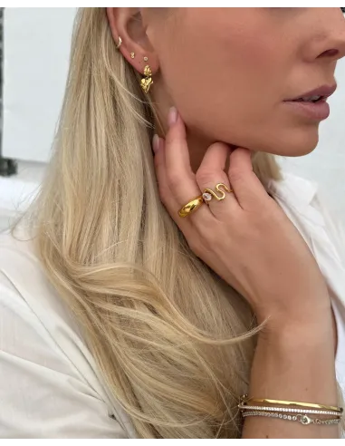 KHAAI STUDIO | Crush Earrings - Forgyldt