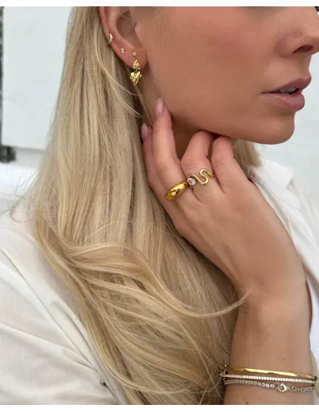 KHAAI STUDIO | Crush Earrings - Forgyldt