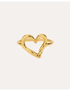 KHAAI STUDIO | Love Ring - Forgyldt