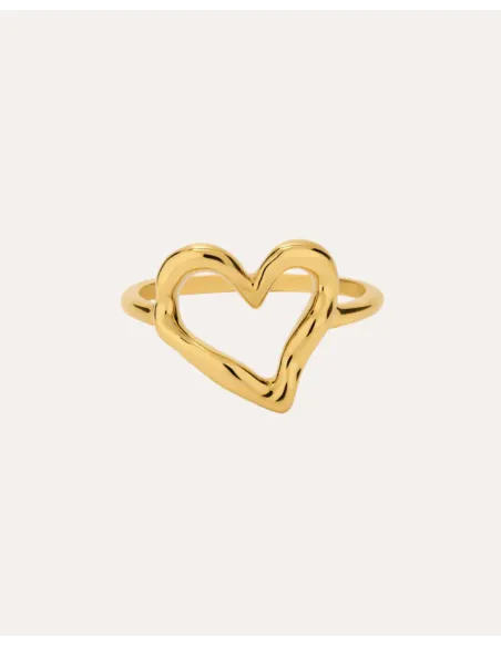 KHAAI STUDIO | Love Ring - Forgyldt