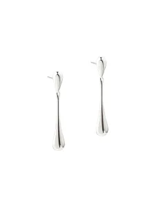 AQUA DULCE | SHINY NEW BIG DROP EARRING | SILVER