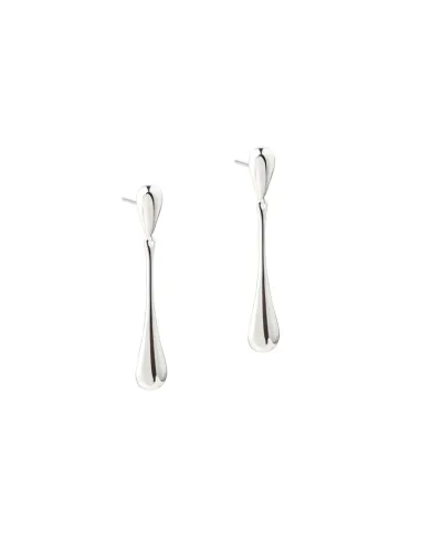 AQUA DULCE | SHINY NEW BIG DROP EARRING | SILVER