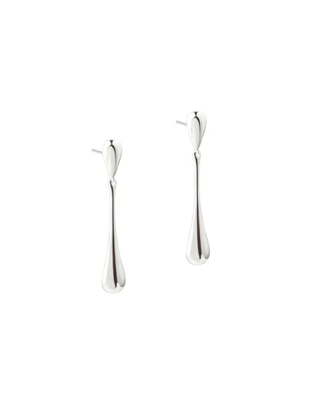 AQUA DULCE | SHINY NEW BIG DROP EARRING | SILVER