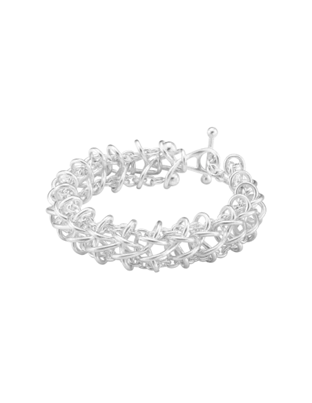 GEORG JENSEN | WEFT armbånd med dobbelte led