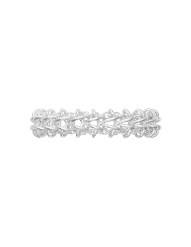 GEORG JENSEN | WEFT armbånd med dobbelte led