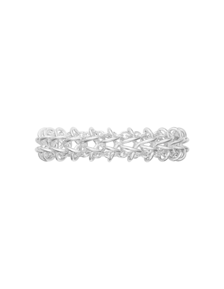 GEORG JENSEN | WEFT armbånd med dobbelte led