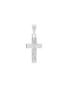 LUND COPENHAGEN | Vedhæng kors 20x12 mm sølv
