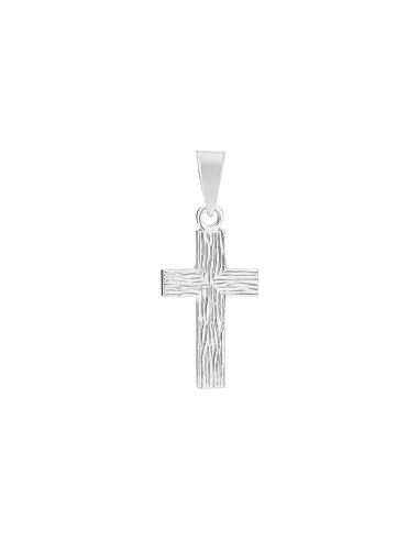 LUND COPENHAGEN | Vedhæng kors 20x12 mm sølv