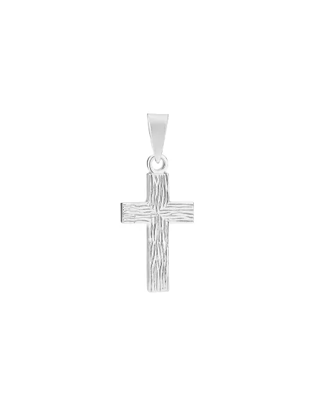 LUND COPENHAGEN | Vedhæng kors 20x12 mm sølv