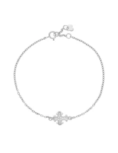 LUND COPENHAGEN | Armbånd kors 10x9mm med zirkonia sølv