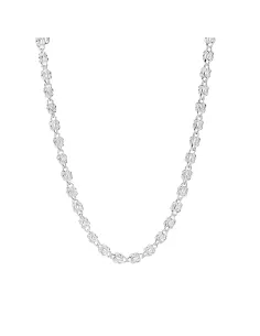Collier med knude 9mm, 45cm, 925 sterlingsølv, tidløst design til hverdag og fest