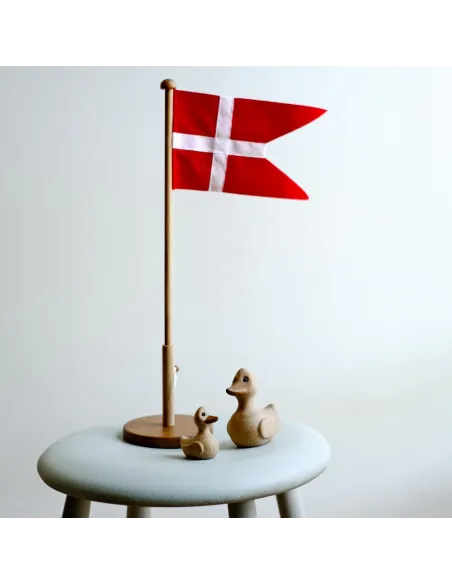 NOA KIDS | Træ, flagstang 39cm, Egetræ