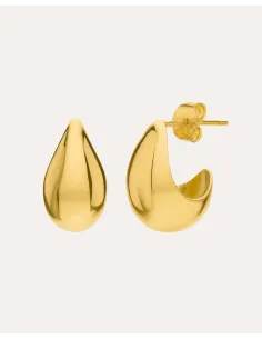 KHAAI STUDIO | Teardrop Earrings - Forgyldt