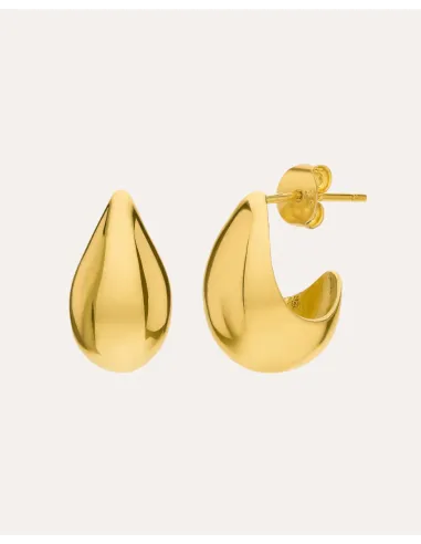 KHAAI STUDIO | Teardrop Earrings - Forgyldt