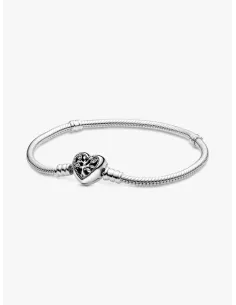 PANDORA | Pandora Moments Slægtstræ Slangekædearmbånd med Hjertelås