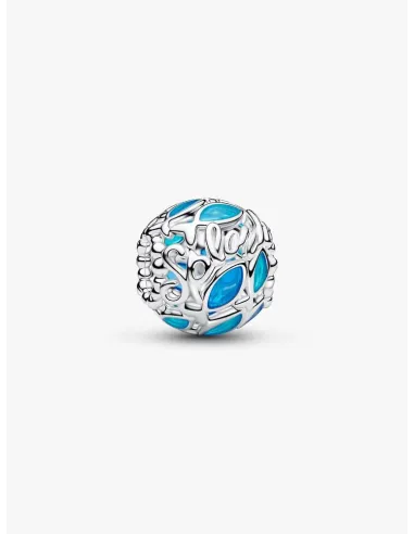 PANDORA Funklende Pavé Tredobbelt Række Charm | Glimtende Elegance