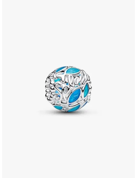 PANDORA Funklende Pavé Tredobbelt Række Charm | Glimtende Elegance