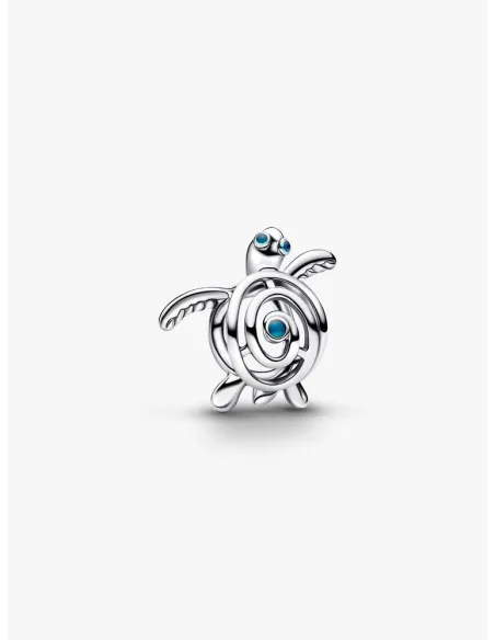 PANDORA Funklende Pavé Tredobbelt Række Charm | Glimtende Elegance