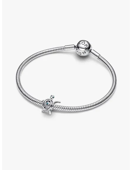 PANDORA Funklende Pavé Tredobbelt Række Charm | Glimtende Elegance