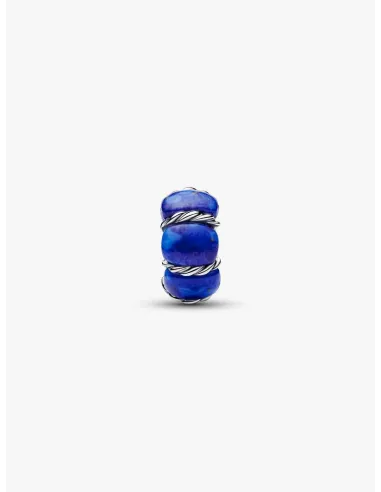 PANDORA Funklende Pavé Tredobbelt Række Charm | Glimtende Elegance