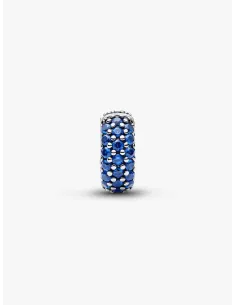 PANDORA Funklende Pavé Tredobbelt Række Charm | Glimtende Elegance 2