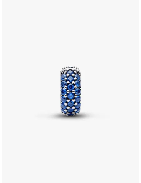 PANDORA Funklende Pavé Tredobbelt Række Charm | Glimtende Elegance