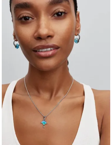 PANDORA Funklende Pavé Tredobbelt Række Charm | Glimtende Elegance