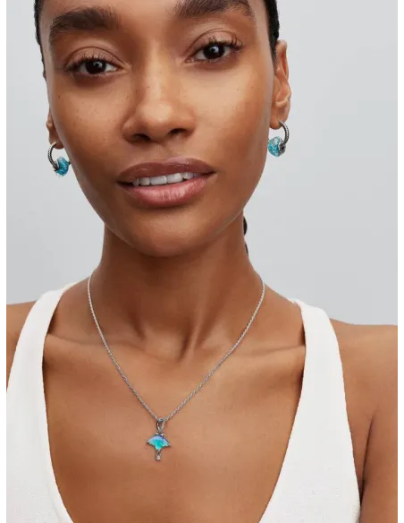 PANDORA Funklende Pavé Tredobbelt Række Charm | Glimtende Elegance