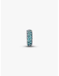PANDORA Funklende Pavé Tredobbelt Række Charm | Glimtende Elegance 2