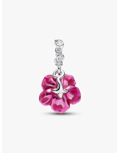 PANDORA Funklende Pavé Tredobbelt Række Charm | Glimtende Elegance