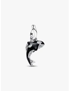 PANDORA Funklende Pavé Tredobbelt Række Charm | Glimtende Elegance