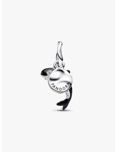 PANDORA Funklende Pavé Tredobbelt Række Charm | Glimtende Elegance 2